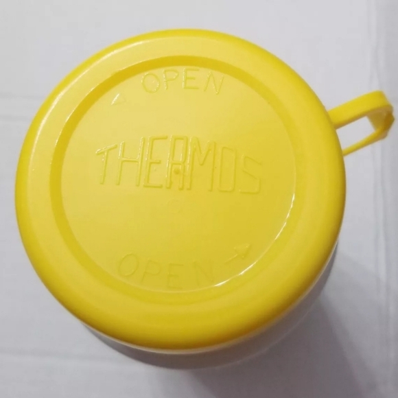 Disney Winnie the Pooh Piglet Plastic Lunch box Matching Thermos Mug Vintage New - Picture 8 of 14